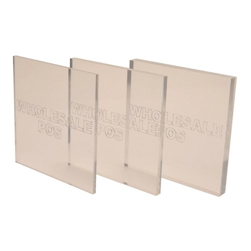 Square clear plastic - square, acrylic