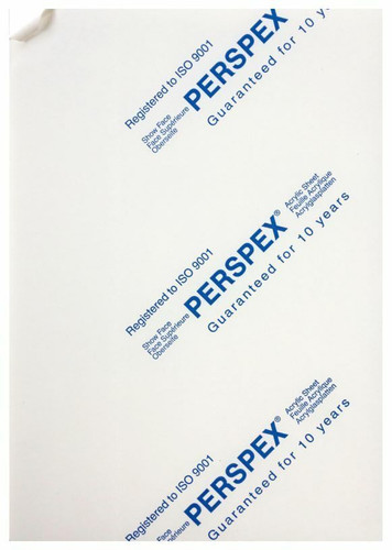 Perspex acrylic sheet - acrylic,