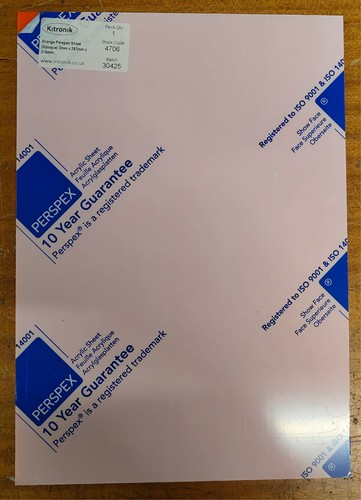 Acrylic perspex sheet - sheet, 3mm