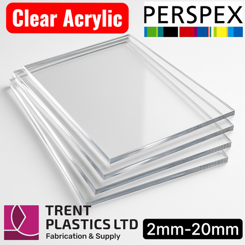 Clear acrylic sheets cut - clear,
