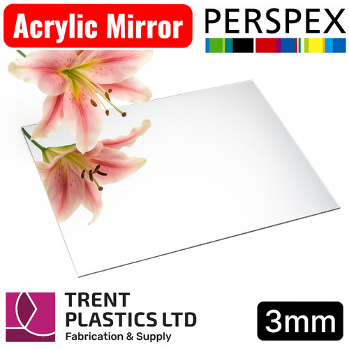 Silver acrylic mirror sheet - silver,