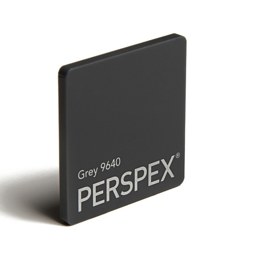 Perspex grey 9640 cast - 9640,
