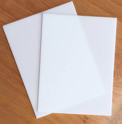 White opal acrylic - white,
