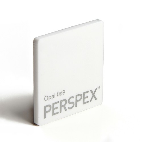 Perspex white 069 cast - white,