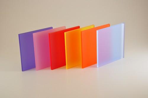 Perspex coloured frosted - coloured,