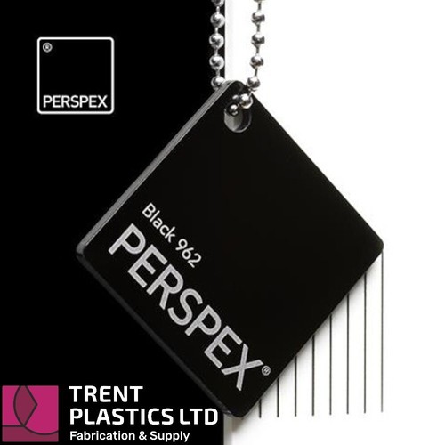 Black colour perspex - perspex, cast